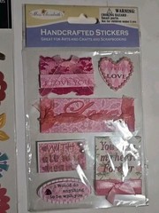 (6) DIMENSIONAL PAISLEY FLOWERS STICKERS LOT OF 6 PACKS BY MISS ELIZABETH’S