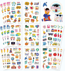 Welcome Back to School Stickers, 387PCS Teacher Motivational Stickers for Kids S