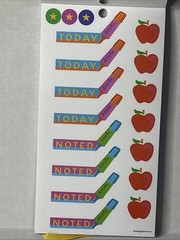 Happy Planner 518 Sticker book 30 Sheets School Abstract Teacher Classroom