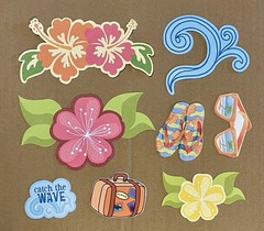Hawaii Scrapbook Cardmaking Lot! Stickers, Etc. Jolee’s Boutique, Creative Imag.