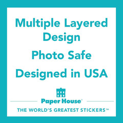 Die-Cut Dimensional & Glitter Accent Scrapbook Sticker Sheet – Little Swimmer