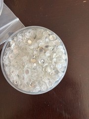 Stampin’ Up! LOOSE SILVER SEQUINS 1200 pcs EMBELLISHMENTS SHAKER CARDS