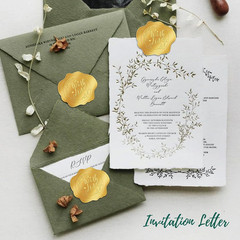 300 Pcs Gold Envelope Seal Stickers Embossed Foil, with Love Heart Stickers