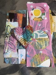 Unique Handmade Ephemera, Scrapbook,Junk Journal,tag,embellishment Mixed Media