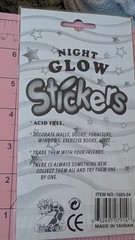 Vintage Stickers Glow In The Dark Suns Twin Seven 1 Sheet New Pack
