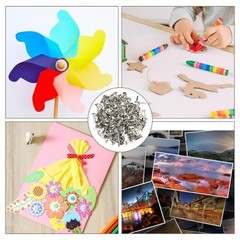 100 Pack Pattern Clips Metal Sealing Clips for Scrapbooking Paper Paper Clips