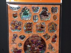 Disney Epoxy Prism Sticker Sheet Pack TOKYO DISNEYLAND DISNEYSEA JAPAN Halloween
