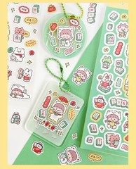 New Year Stickers – DIY Waterproof Journal Decorations (1 Sheet)