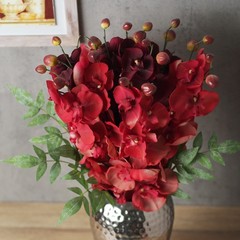 Hosley Artificail Flowers, 6 Pcs Orchid Phalaenopsis Touch Flowers 28Inch Lon…