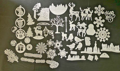 LRG Lot Metal Die Cuts Crafts Card Making Scrapbook Christmas Holiday