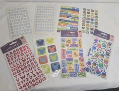 Scrapbook Organizer & Accessories (Stickers, Scissors, Magazine)