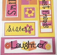 Pebbles Inc Feelin’ Groovy Sampler Cardstock Stickers SnipIt Words Titles Quotes
