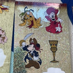 Lot Of Stickers From Early 2000s Disney Pirates Of The Caribbean Mickey Minnie