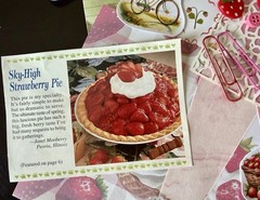70 Pc Vintage Strawberry Junk Journal Kit Ephemera Recipe Tags Papers CottageCor