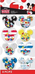 Disney Licensed MICKEY SHAKER BUBBLE HEAD stickers 95324 Fast FREE Ship! WOW!!!