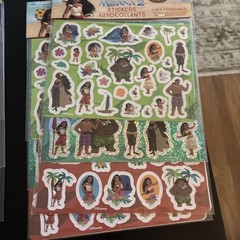 A Lot Of Lilo And Stitch And Moana Two Stickers