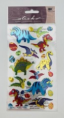 Ek Success Sticko Bright Dinos Dimensional Foil Stickers
