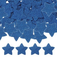 120PCS 1.4″x1.4″ Star Foam Stickers EVA Self Adhesive Foam Shape Sticker, Blue