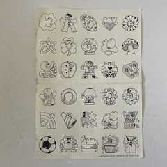 Vintage Binney & Smith Stickers 1997 90s Crayola Sweet Pickles
