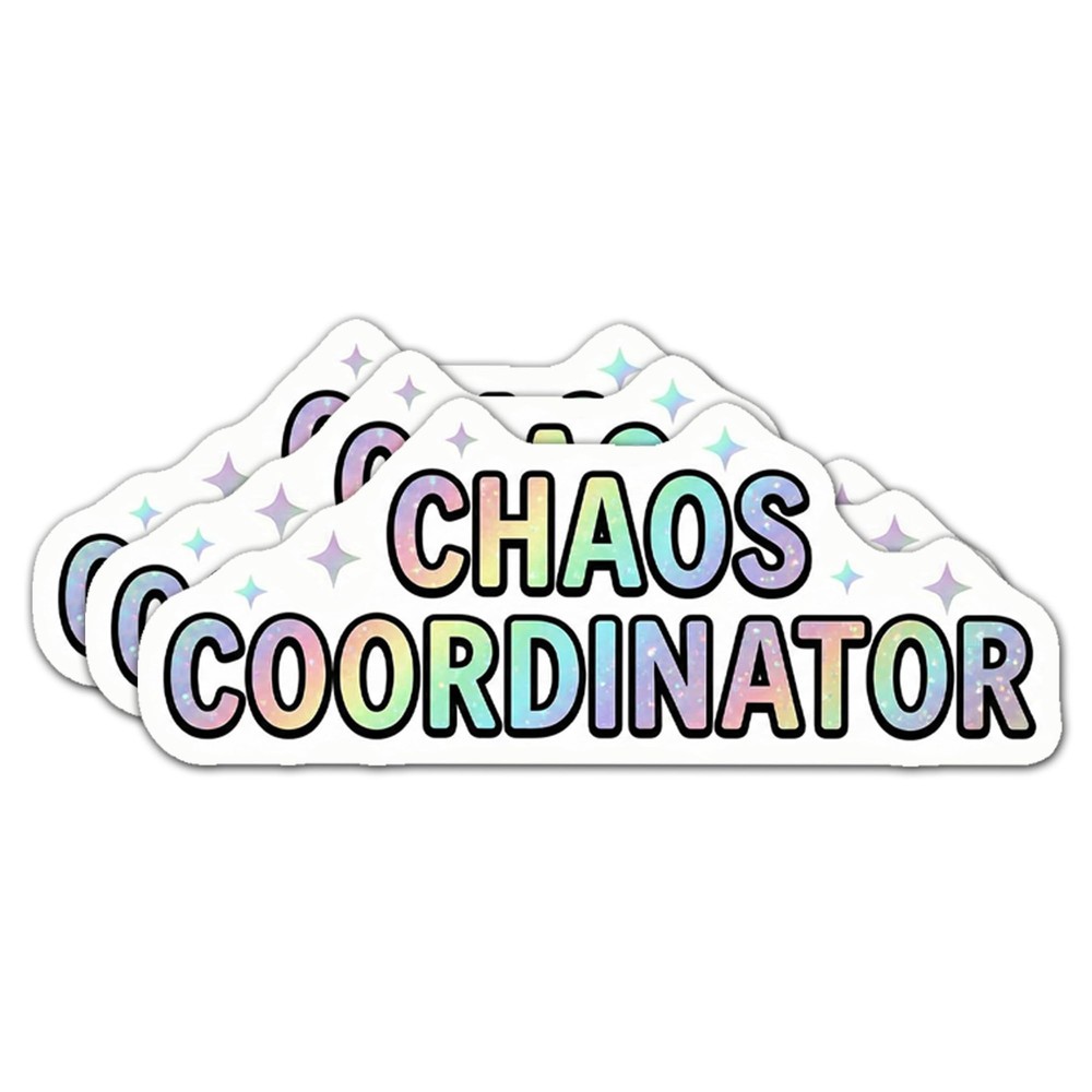 VERLUXA Chaos Coordinator Stickers 3 Pack