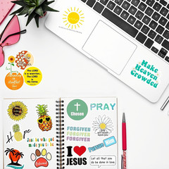 200Pcs Inspirational Christian Jesus Stickers for Kids,Bible Verse Stickers |