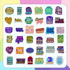 300PCS Motivational Inspirational Positive Affirmation Stickers Vision Board