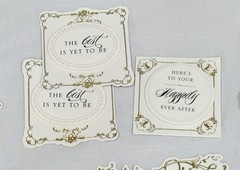 Original Anna Griffin AG904 «WEDDING CARD TOPPERS» 132-Pc Sentiments Card-Layers