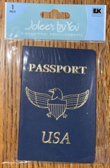 RARE Jolees PASSPORT Book W/ Pages (Like Real) USA Vacation International Travel