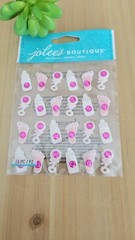 Jolee’s Scrapbooking Stickers, Baby Girl Icon Repeats, (24 Piece), Baby Shower