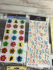 Scrapbook Stickers Letters And Quote Assortment Lot Of 15
