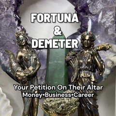 Money Magic Your Fortuna And Demeter Petition On Their Altar With Sigil Sticker