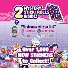 Sticki Bands Wearable Sticker Bracelets – 70 Mini Stickers & 2 Mystery Rolls