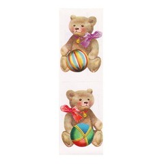 Michel & Company Plush Retro Sticker Seal (Teddy Bear x Ball)