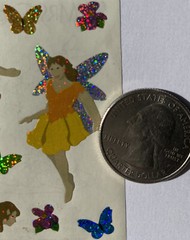 SPARKLE FAIRIES Prismatic Stickers (10pc)Forest•Butterflies•Frog•Fairytale •Fly