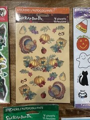Mixed Lot Vtg Hallmark AGC Holiday Stickers Halloween St Patty’s Day Thanksgivin