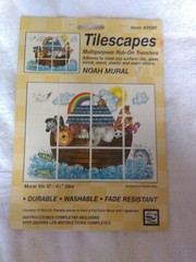 New Tilescapes Noah’s Ark, Multipurpose Rub-On Transfers