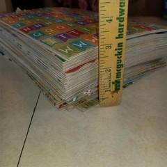 Huge Diecut Scrapbooking Clipboard 46 Sheets Bundle 3500 Pieces Alphabet Phrases