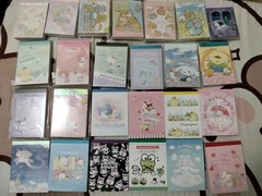 Kawaii Memo Sheets And Sticker Flakes – 100 Pieces Grab Bag Stationery