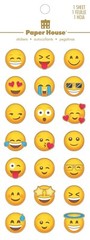 Emoji Faces Gold Foil Stickers Planner Supply Papercraft Crafts