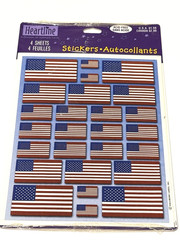 Hallmark Heartline American Flag Stickers Patriotic Independence Day July 4 NEW