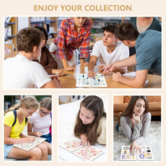 2 Pack Reusable Sticker Book Collecting Album Sticker Storage Organizer Book wit