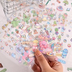 10 Sets DIY 3D House Stickers, Scene Miniature Sticker