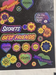 Vintage Stickopotamus Binder Stickers Lot Holographic 90s Y2K Peace Love Flower