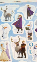 Disney Elsa Frozen 2 Stickers Kids Olaf Kid Squad Anna Sven 3 Sheets 42 ct 3+