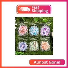 Alideco 60 pcs Scrapbook Stickers Flower Fairy Theme Scrapbooking Junk Journal C