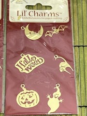 5 Pks Lil Charms American Traditional Designs Scrapbook Embellishments Halloween