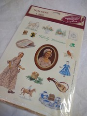 Vintage Hallmark American Girls Collection Felicity Merriman Stickers