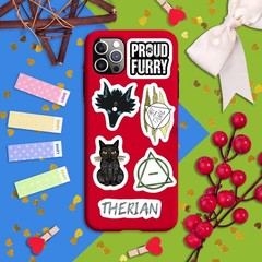100 Exclusive Therian Vinyl Stickers – Water-Resistant, Fun, and Colorful