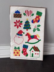 VTG Holiday Fun Classic Christmas Sticker Sheets 1992 Current Inc 18187-7