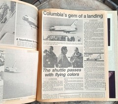 Voyager & Space Shuttle ~1970s/80s Scrapbook~ Enterprise Newspaper Clippings 🪐⭑
